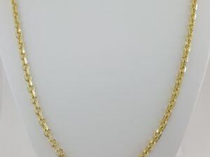 14K Yellow Gold Anchor Link Chain Necklace 28" 51.3 Grams 4.5 mm