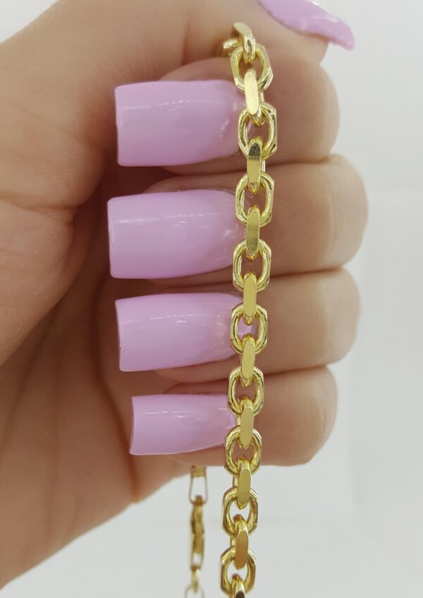 14K Yellow Gold Anchor Link Chain Necklace 28" 51.3 Grams 4.5 mm