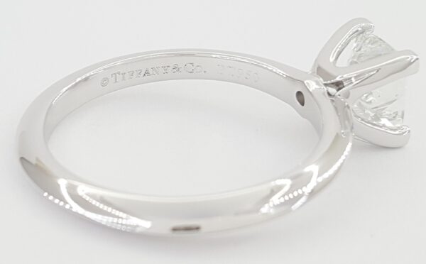 Tiffany & Co Princess Diamond Solitaire Engagement Ring 1.08 ct Plat Rtl $15.8K