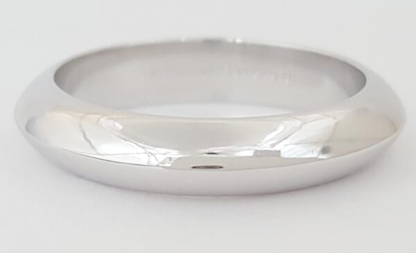 Tiffany & Co Forever Platinum Wedding Band Ring 4 mm Retail $1,930
