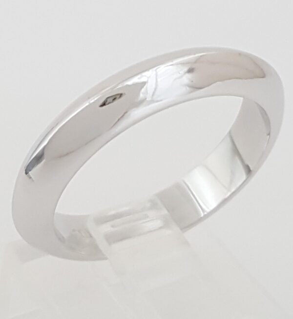 Tiffany & Co Forever Platinum Wedding Band Ring 4 mm Retail $1,930