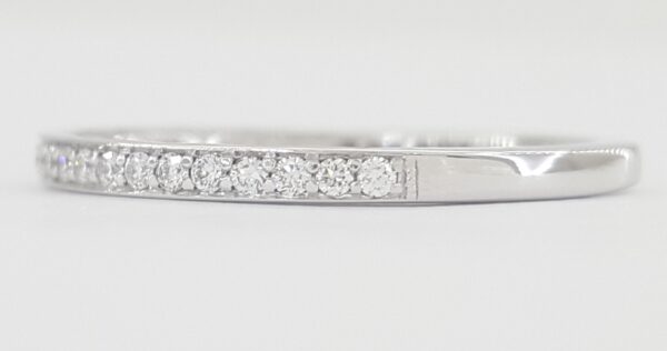 Tacori Sculpted Crescent 41-1.5W 18k White Gold 0.17 ct Round Diamond Band