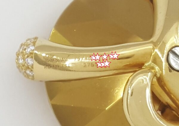 Chopard Golden Diamond Collection Pendant 18k Yellow Gold & Titanium