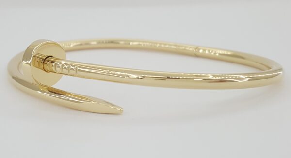 Cartier Juste Un Clou 18K Yellow Gold Bracelet SIZE 20 Retail $8,000
