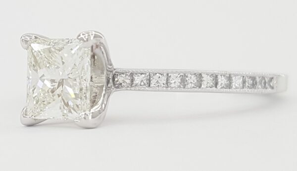 TACORI Sculpted Crescent 45-15 Princess Diamond Engagement Ring 1.19 ct 18K