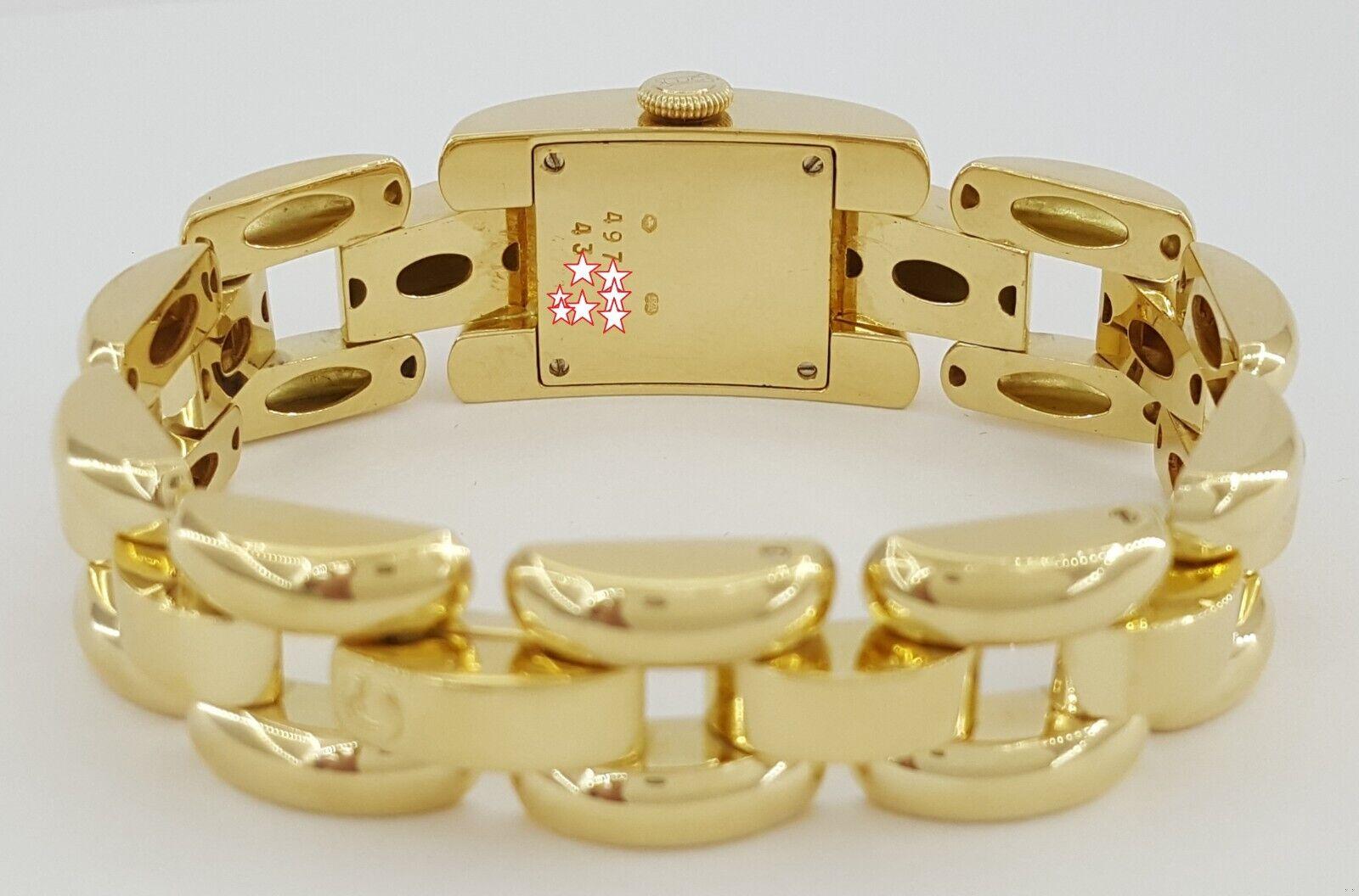 Chopard La Strada 18K Yellow Gold Quartz Watch 96.5 Grams 7" Ref 41/7396