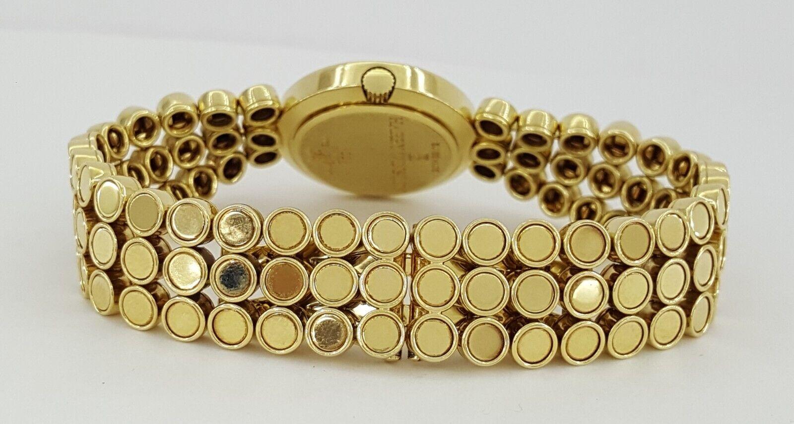 Harry Winston Premier Ladies 18k Yellow Gold Diamond Quartz Watch 22.6mm 66 Gr