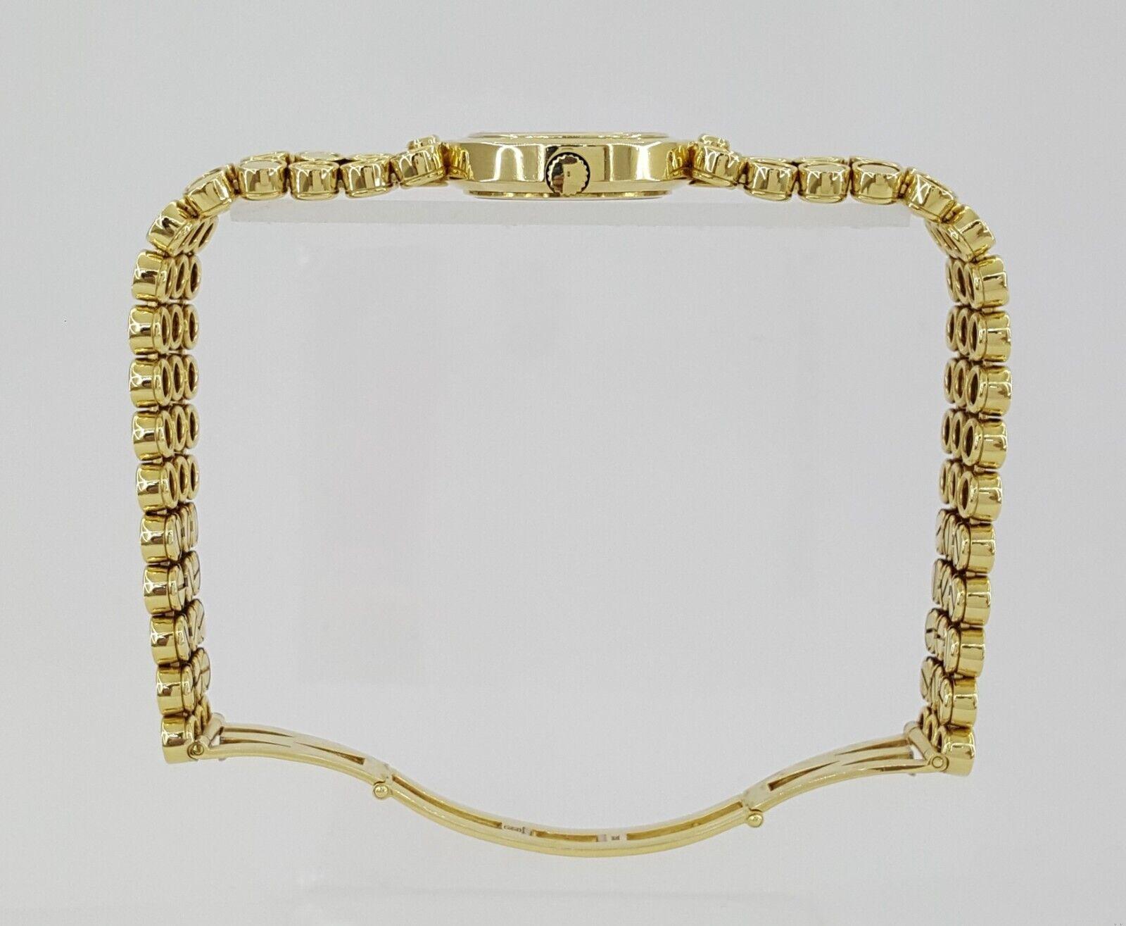 Harry Winston Premier Ladies 18k Yellow Gold Diamond Quartz Watch 22.6mm 66 Gr