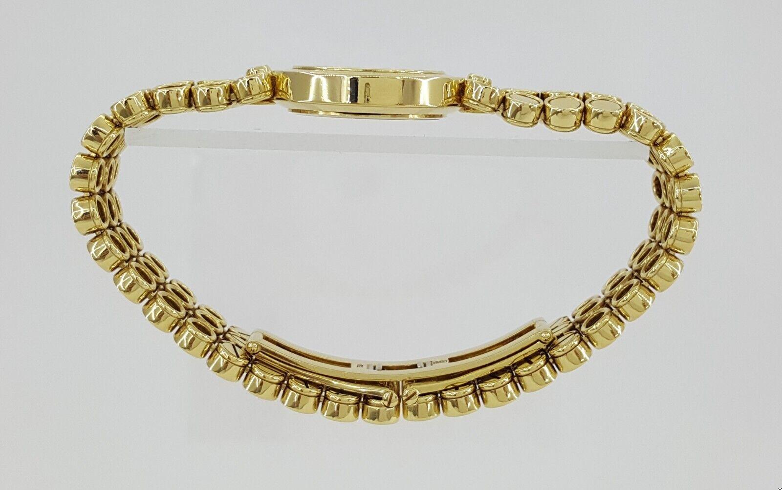 Harry Winston Premier Ladies 18k Yellow Gold Diamond Quartz Watch 22.6mm 66 Gr