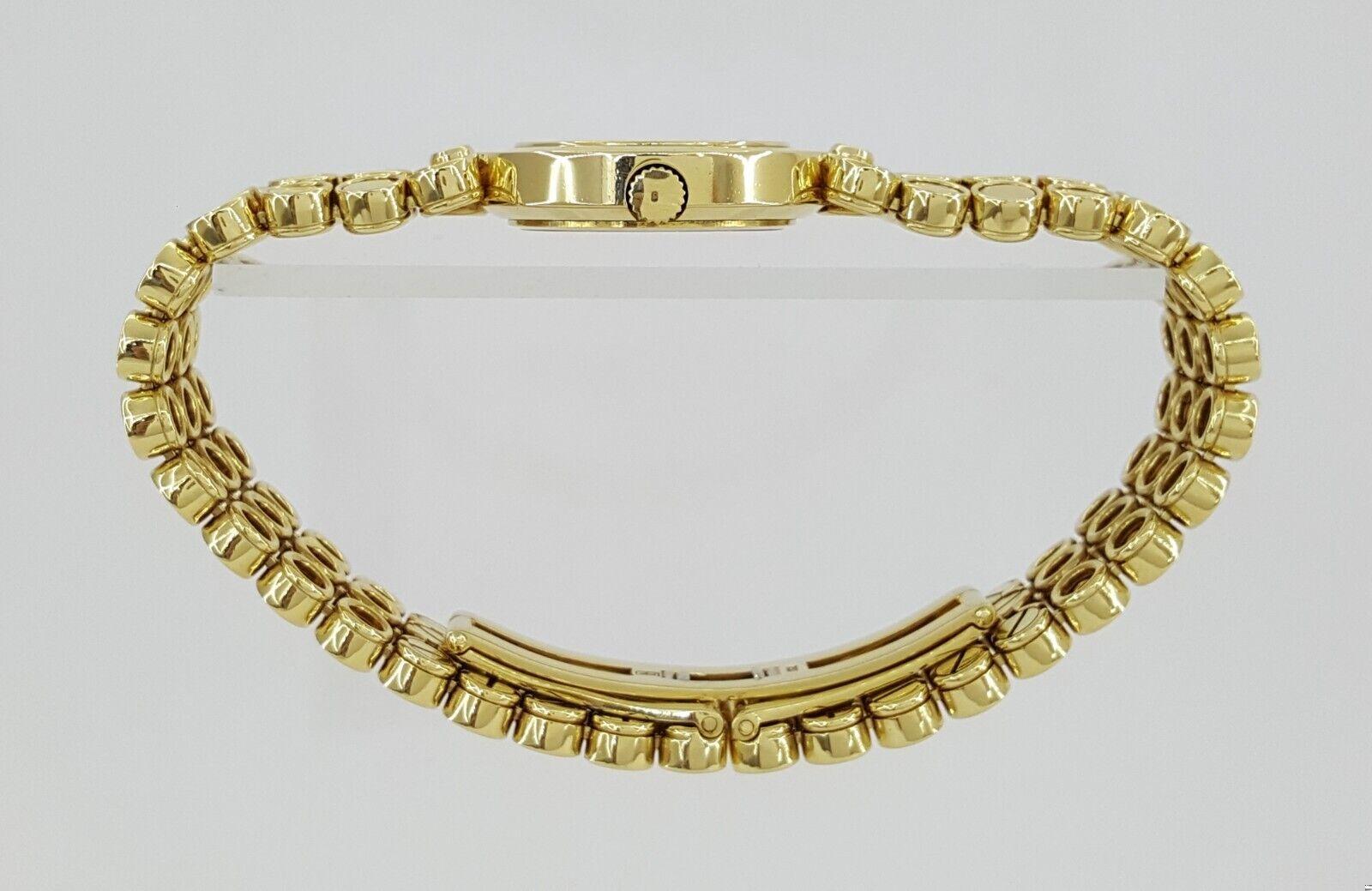 Harry Winston Premier Ladies 18k Yellow Gold Diamond Quartz Watch 22.6mm 66 Gr