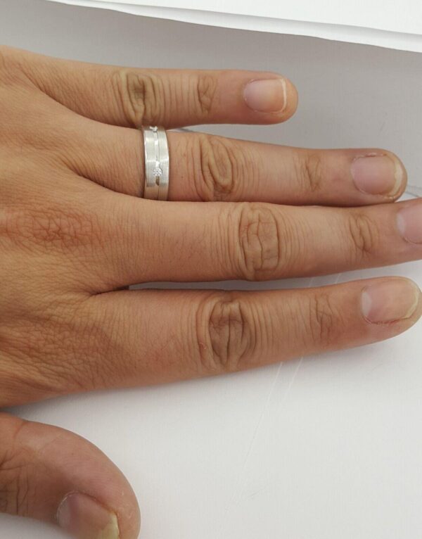 Verragio 0.25 ct Men's Platinum Diamond Wedding Band Ring 6mm 12.5 Grams Size 10