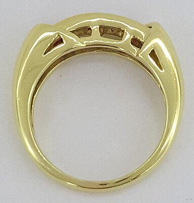 Ruby & Round Diamond Ring 0.50 ct 18K Yellow Gold