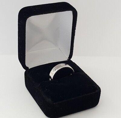 0.25 ct 14K White Gold Round Diamond Eternity Wedding Anniversary Band Ring 6 mm