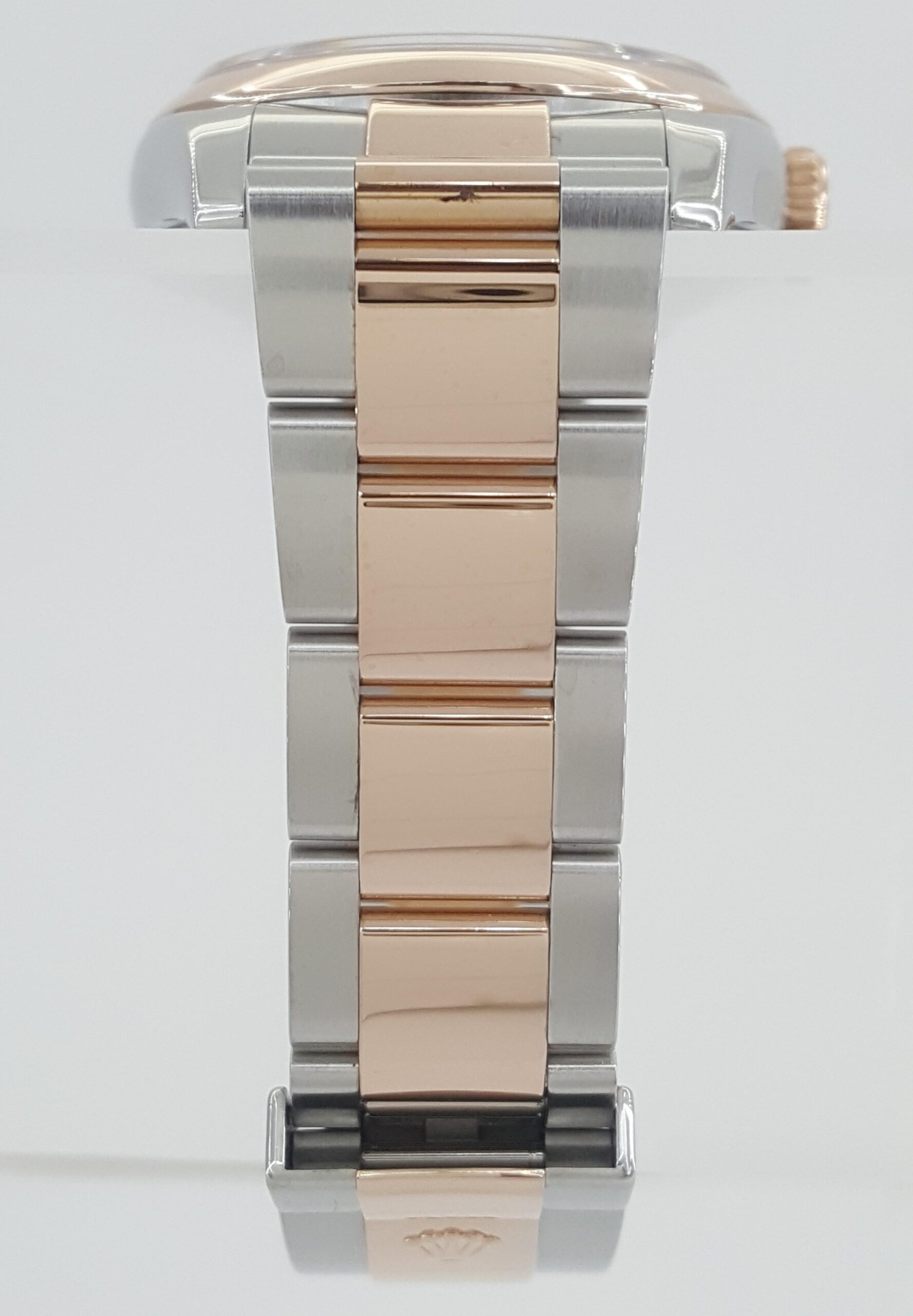 Rolex DateJust 116201 36 mm Factory Chocolate Floral Diamond Dial SS 18k Everose