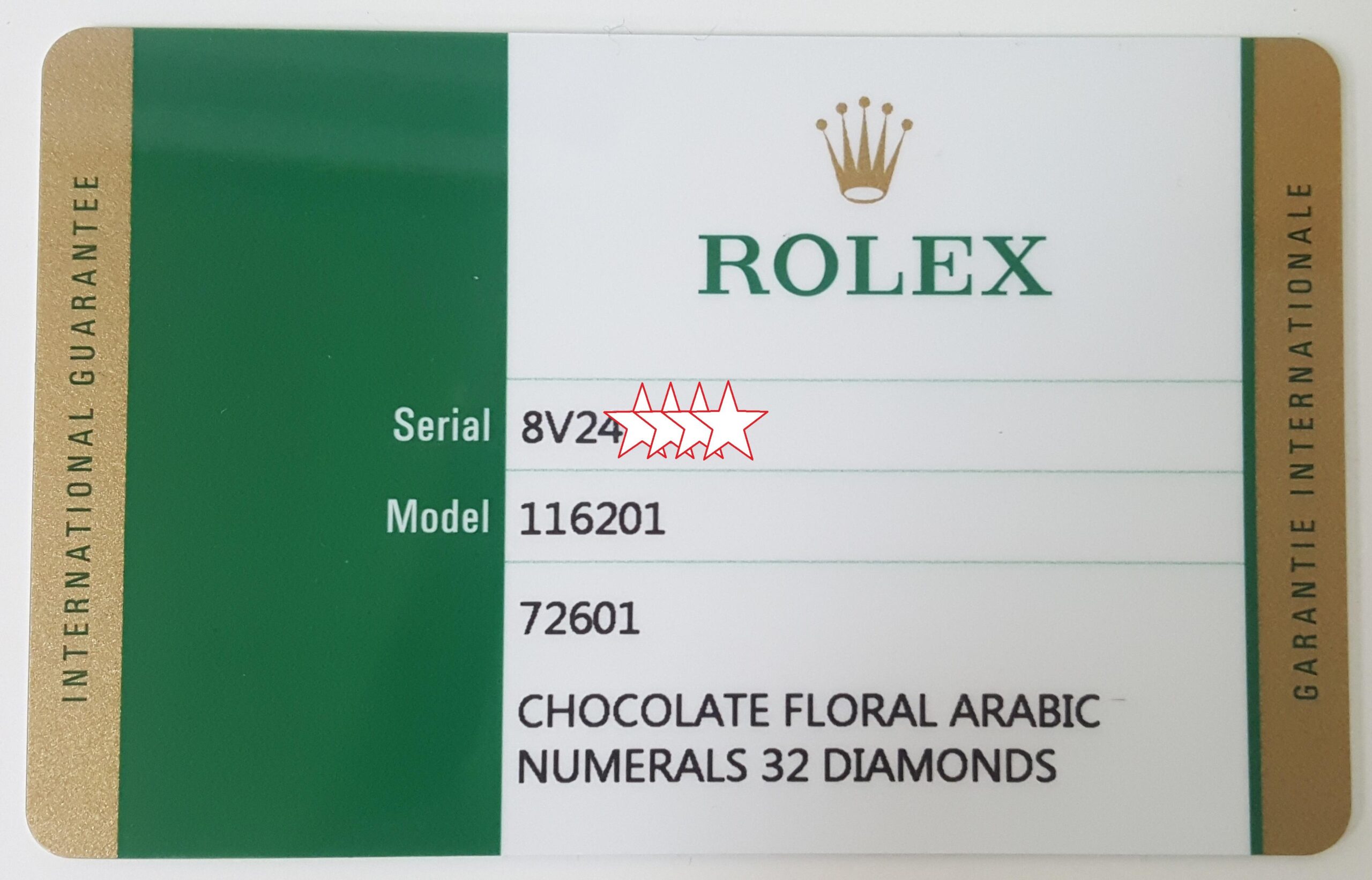 Rolex DateJust 116201 36 mm Factory Chocolate Floral Diamond Dial SS 18k Everose