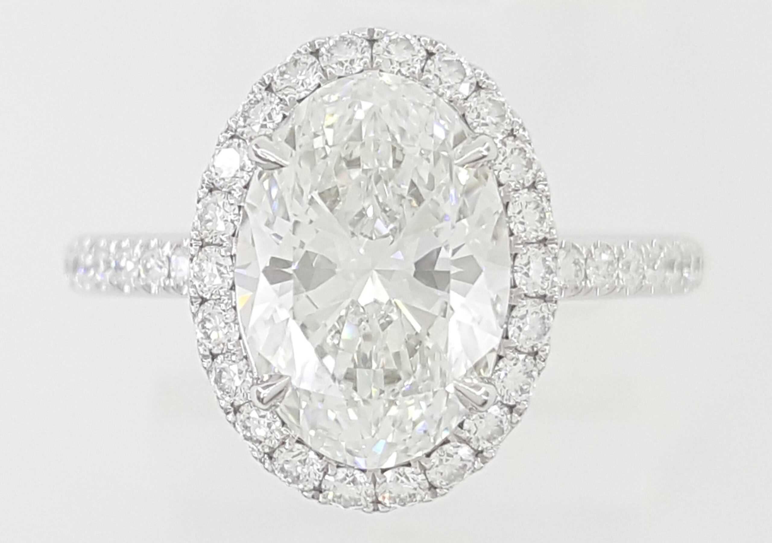 Harry Winston The One Oval Diamond Engagement Ring 2.72 ct Retail $75k