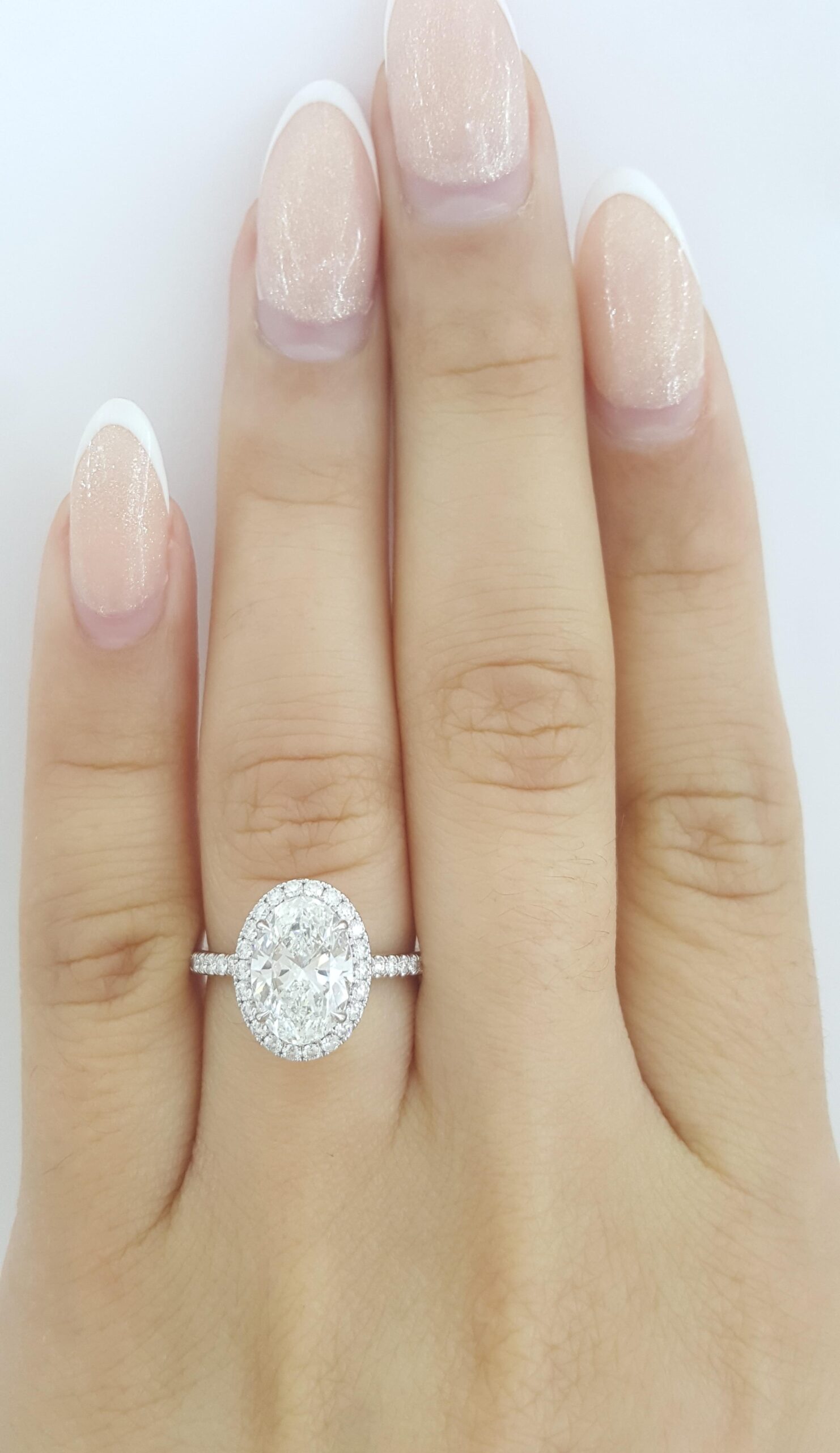 Harry Winston The One Oval Diamond Engagement Ring 2.72 ct Retail $75k