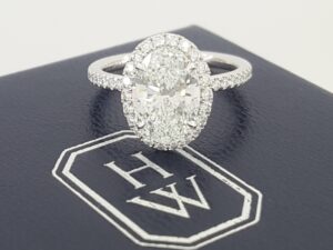Harry Winston The One Oval Diamond Engagement Ring 2.72 ct Retail $75k