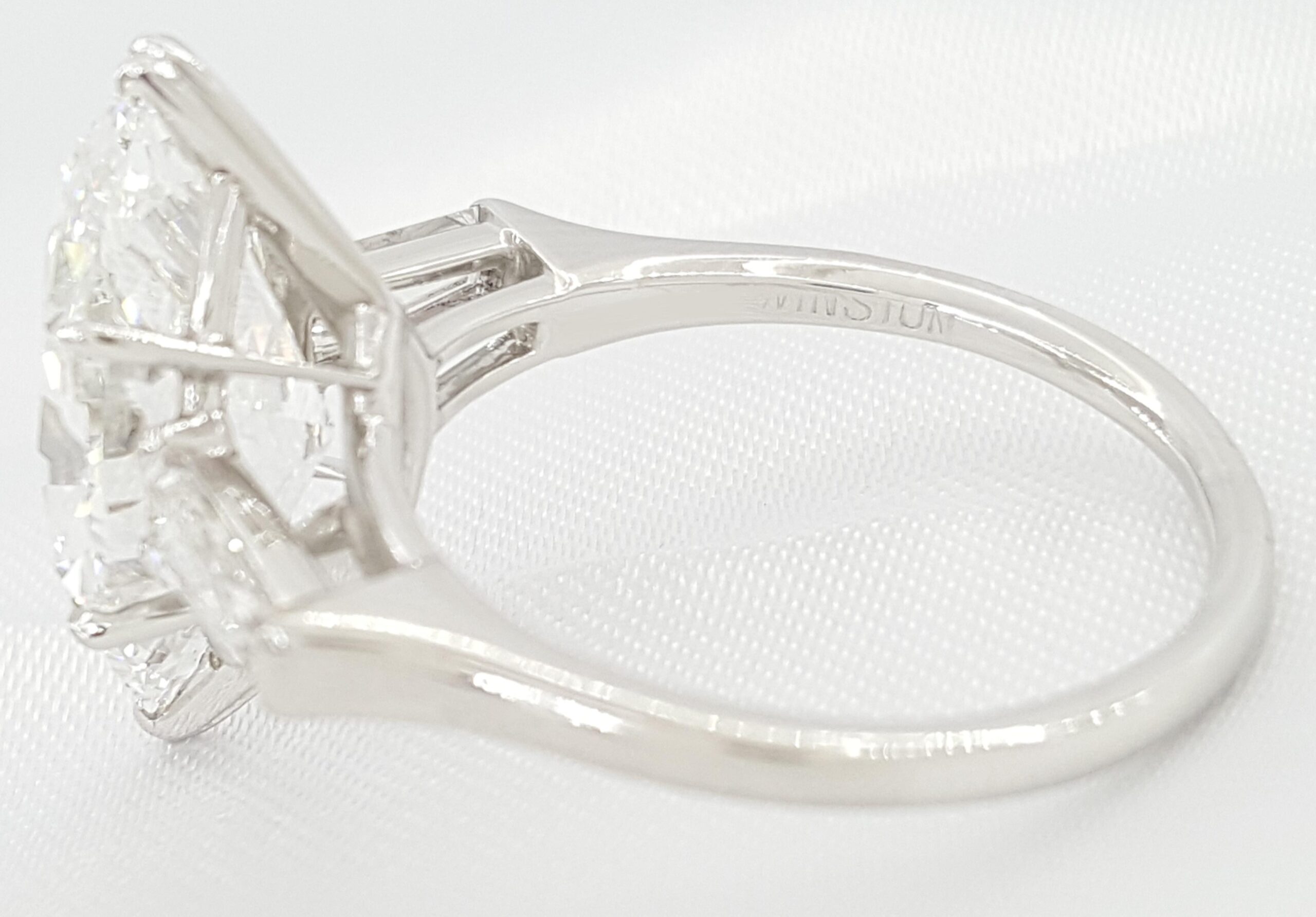 Vintage Harry Winston Classic Marquise Cut Diamond Engagement Ring 5.72 ct