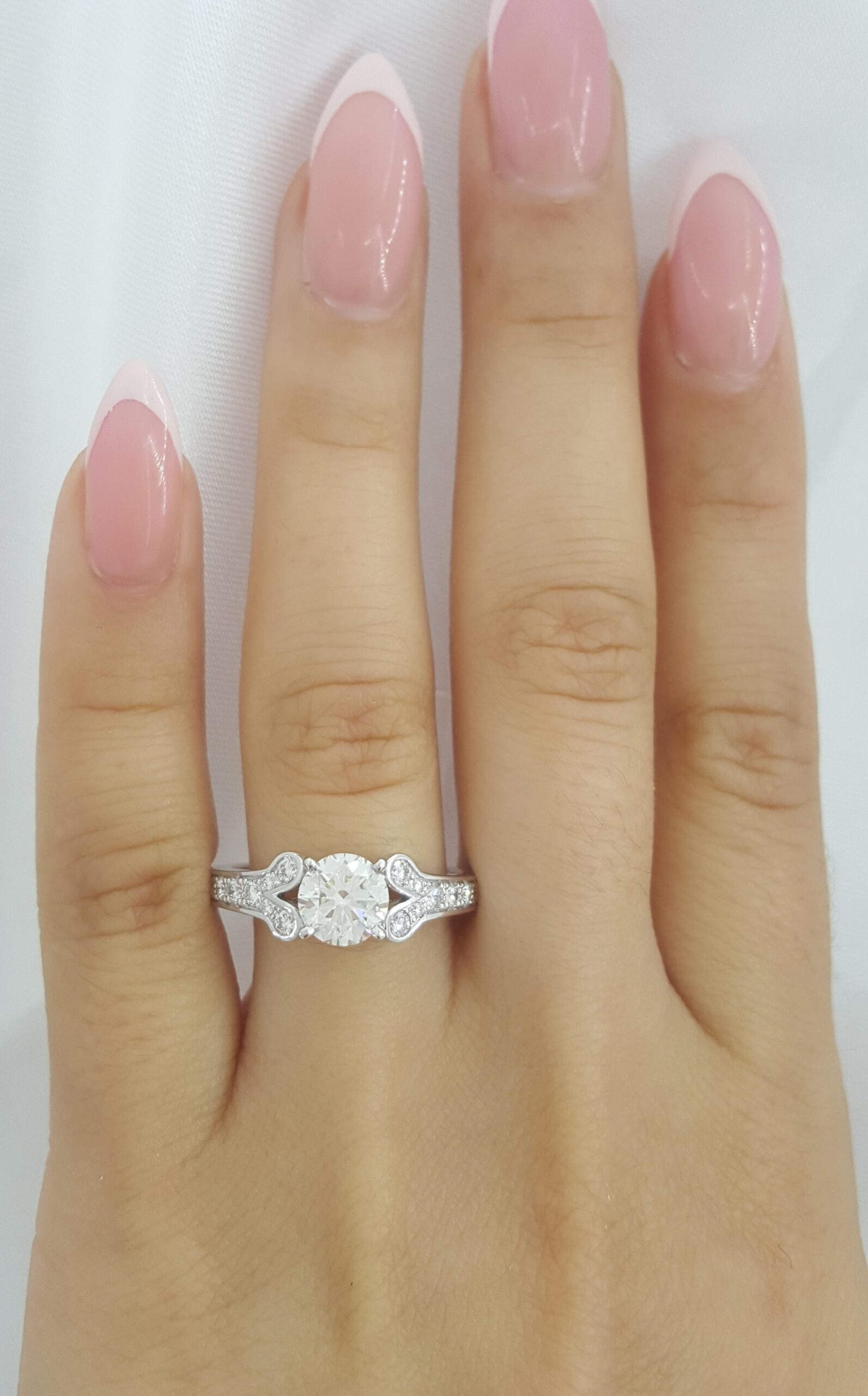 Cartier Ballerine Round Diamond Engagement Ring 1.5 ct Platinum Retail $20,500