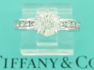 Tiffany & Co Channel-Set Diamond Engagement Ring 1.25 ct Platinum Retail $16K