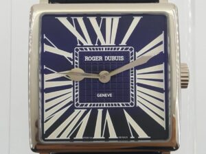 Roger Dubuis Golden Square G40140 Automatic Watch 18k White Gold Skeleton Back