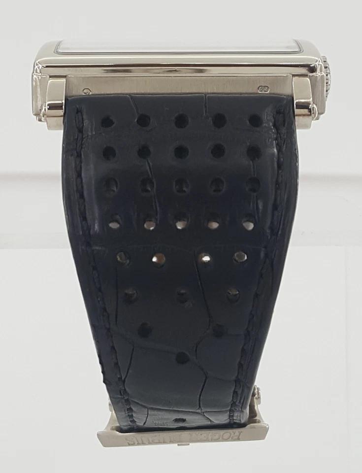 Roger Dubuis Golden Square G40140 Automatic Watch 18k White Gold Skeleton Back