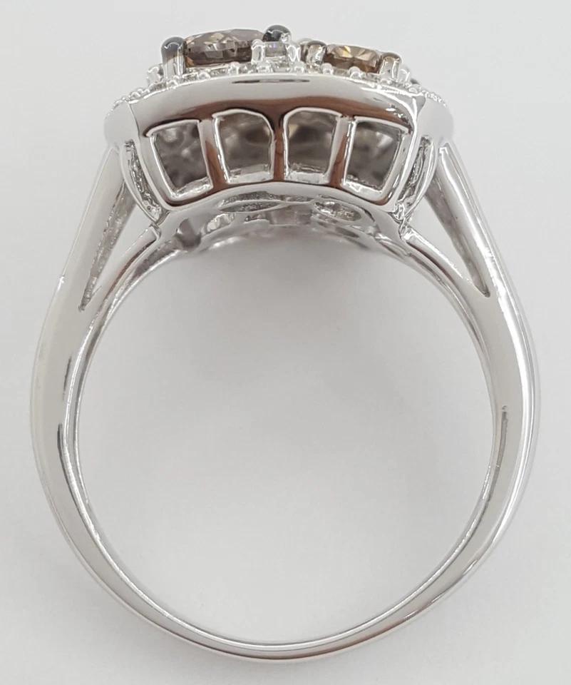 Le Vian LeVian Chocolate & Nude Diamond Statement Ring 14K White Gold 1.8 ct
