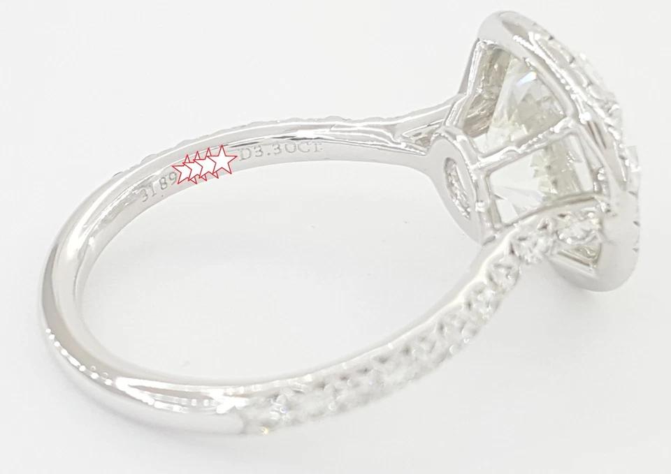 Tiffany & Co Soleste Round Diamond Engagement Ring 3.82 ct Platinum Rtl $135K