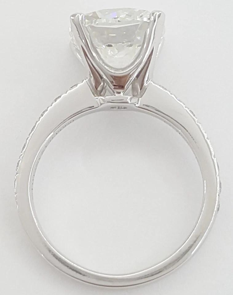 Tiffany & Co Novo Cushion Cut Diamond Engagement Ring 3.18 ct Retail $115,000