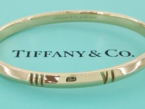TIFFANY & CO Atlas 18K Rose Gold Wide Bangle Bracelet 32.3 grams 6.5"