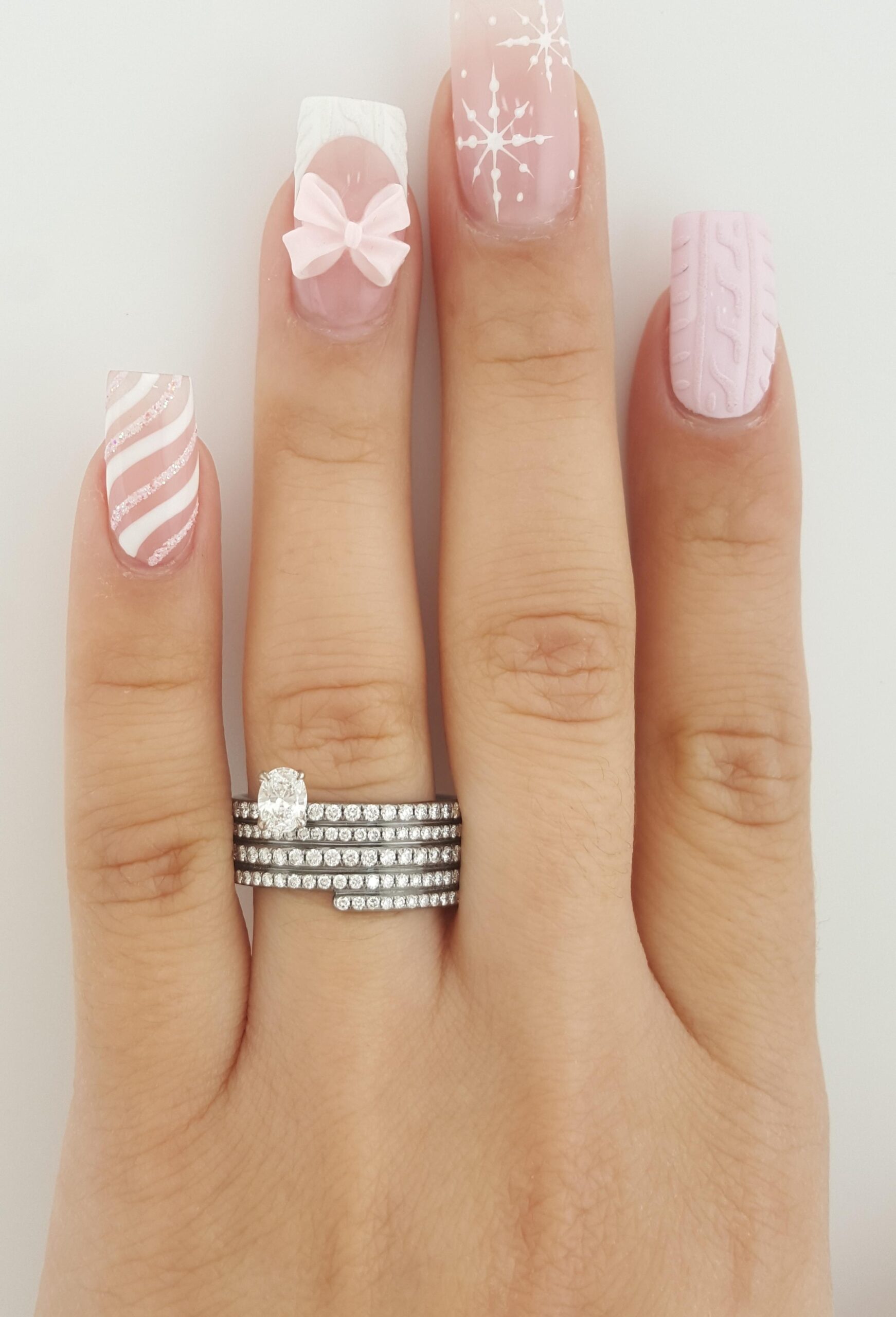 Repossi Blast Oval Diamond Eternity Ring 1.86 ct 18k Black Gold Retail $16,950