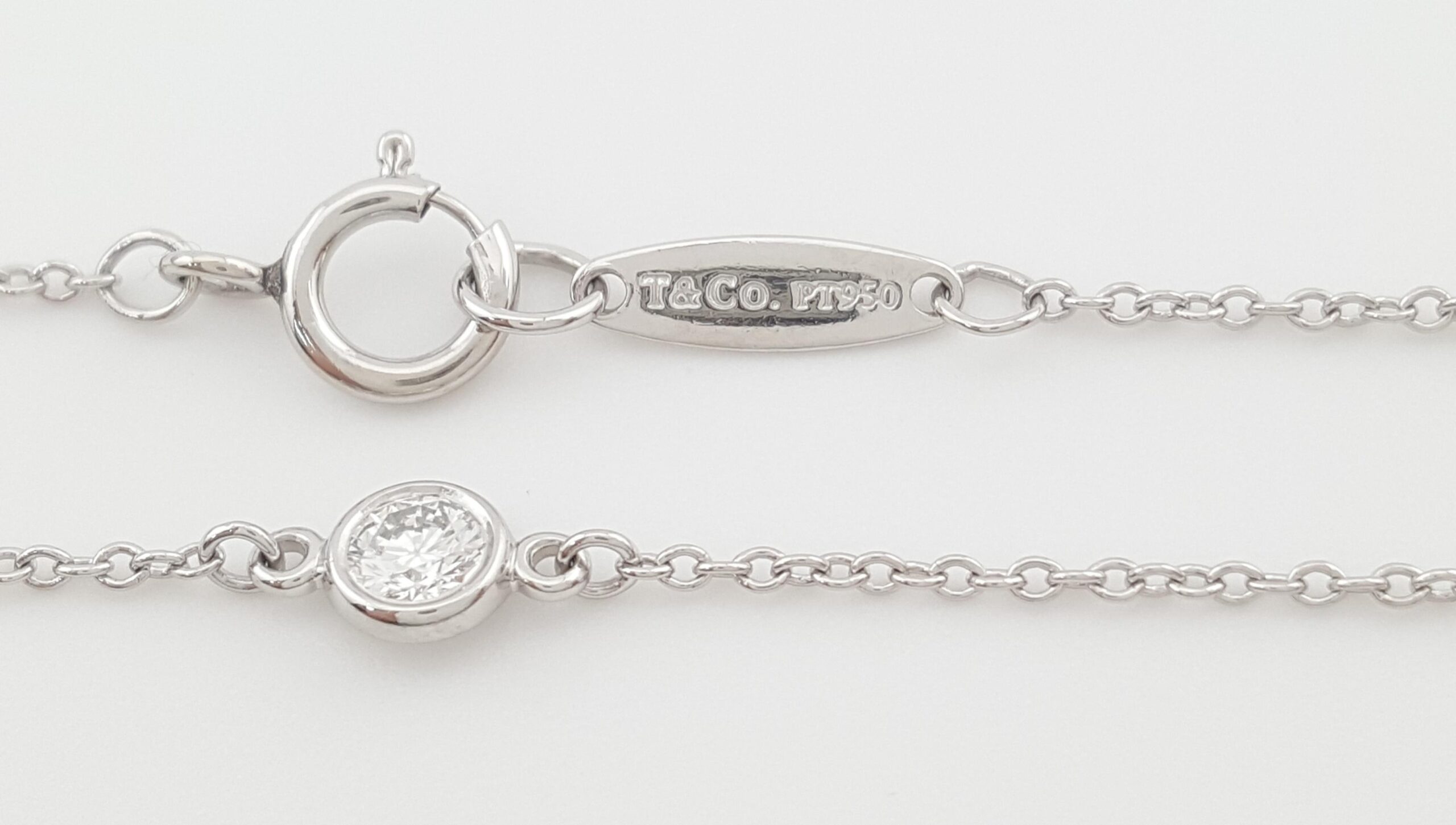 Tiffany & Co. Elsa Peretti Diamond By The Yard Bracelet 0.4 ct Platinum 7" $5700