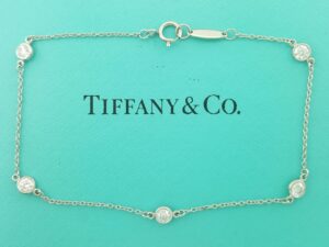 Tiffany & Co. Elsa Peretti Diamond By The Yard Bracelet 0.4 ct Platinum 7" $5700