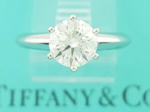 Tiffany & Co Round Diamond Solitaire Platinum Engagement Ring 1.16 ct Rtl $20.6k