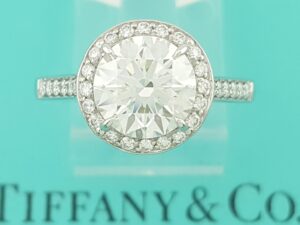 Tiffany & Co Embrace Soleste Round Diamond Engagement Ring 2.38 ct Retail $70K