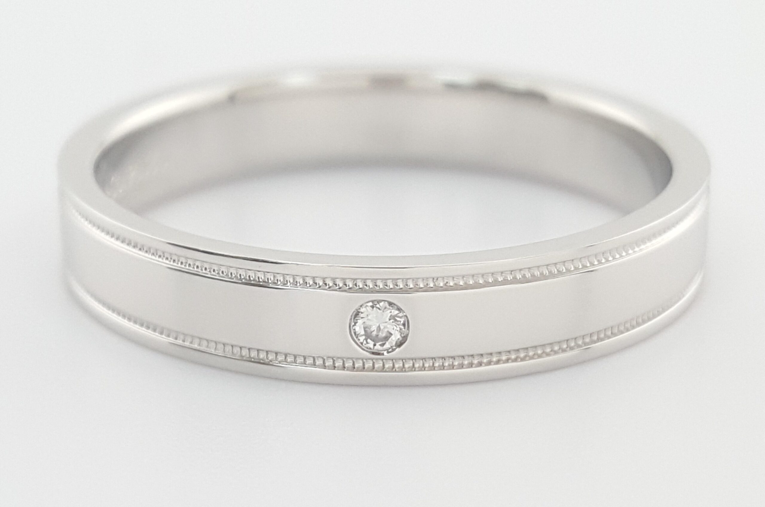 Tiffany & Co Together Diamond Double Migraine Wedding Band Ring Plat Rtl $2,650