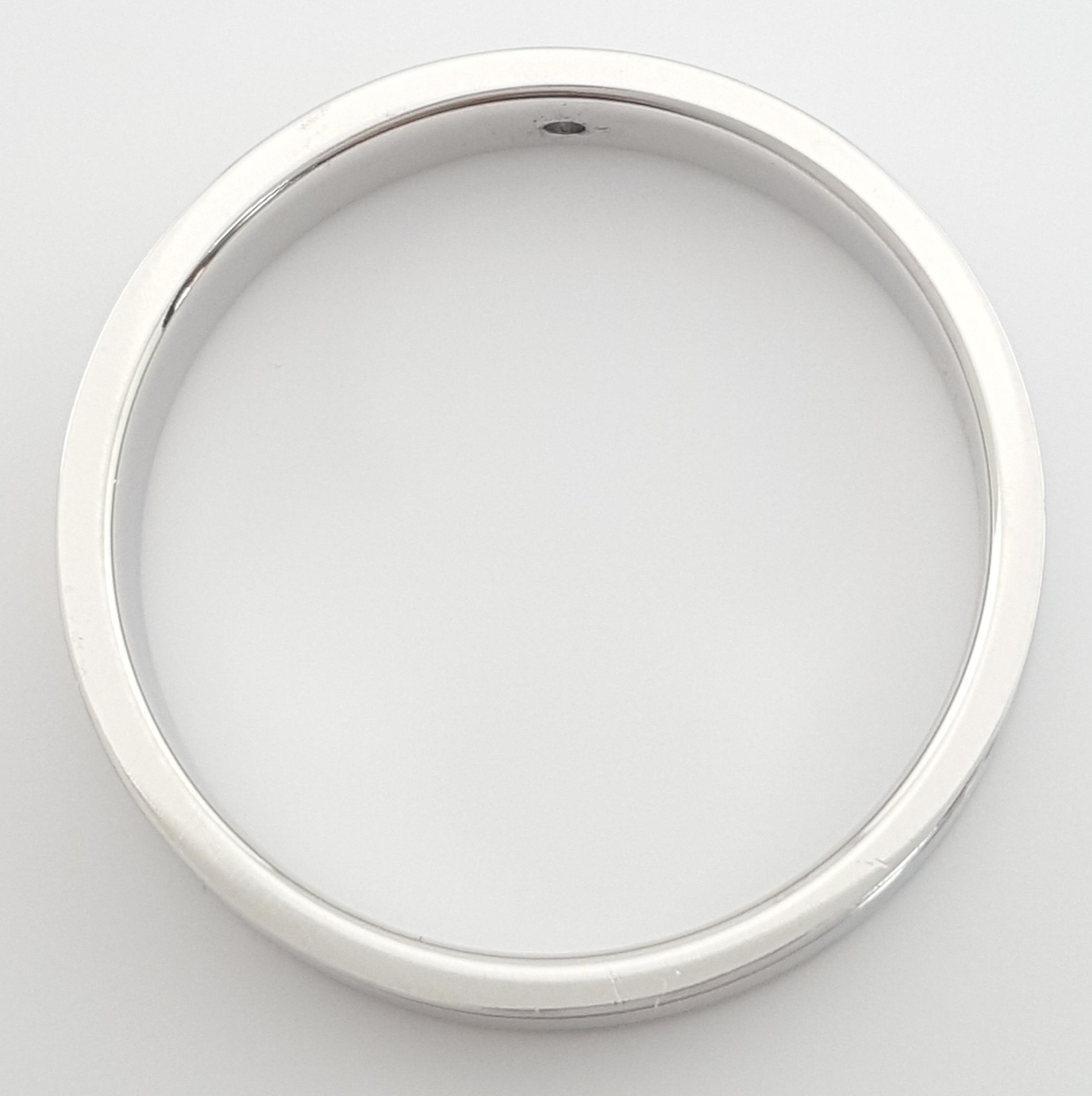 Tiffany & Co Together Diamond Double Migraine Wedding Band Ring Plat Rtl $2,650