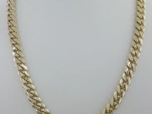 Yellow Gold Cuban Chain Necklace Solid 10K Yellow Gold 20" 119 Grams 9.2 mm Wide
