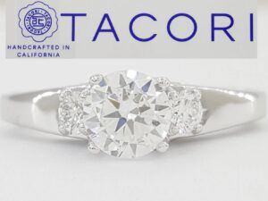 Tacori Neotare Three-Stone Round Semi-Mount 0.33 ct Engagement Ring $6,790