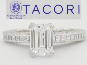Simply Tacori Semi-Mount Engagement Ring Platinum 1 ct $7,230
