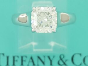 Tiffany & Co Lucida Solitaire Platinum Engagement Ring 1.52 ct F/VS2 Retail $32K
