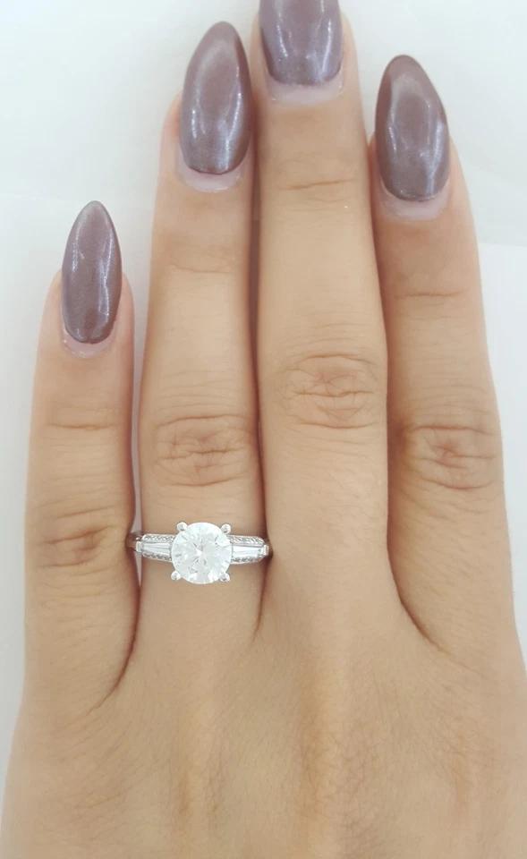 Tacori Three 3-Stone Round Semi-Mount Engagement Ring 0.24 ct Platinum Rtl 5,120