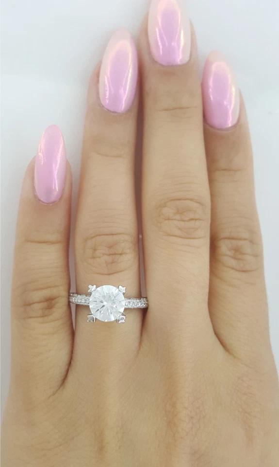 Tacori Platinum Semi-Mount Diamond Solitaire Engagement Ring 0.72 ct Rtl $7,010