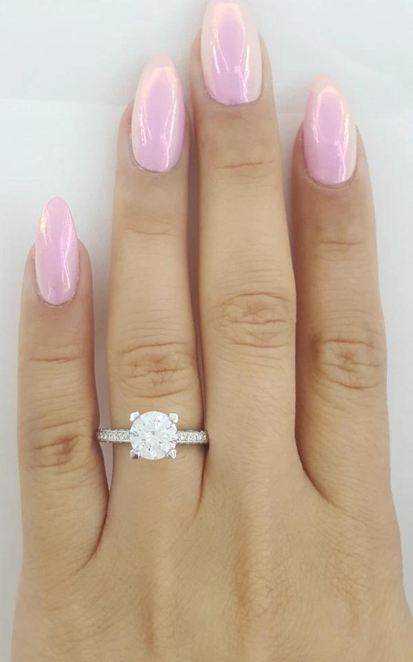 Tacori Platinum Semi-Mount Diamond Solitaire Engagement Ring 0.5 ct Rtl $5,600