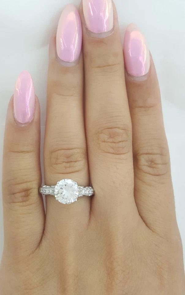 Tacori Platinum Semi-Mount Diamond Solitaire Engagement Ring 0.25 ct Rtl $4,870