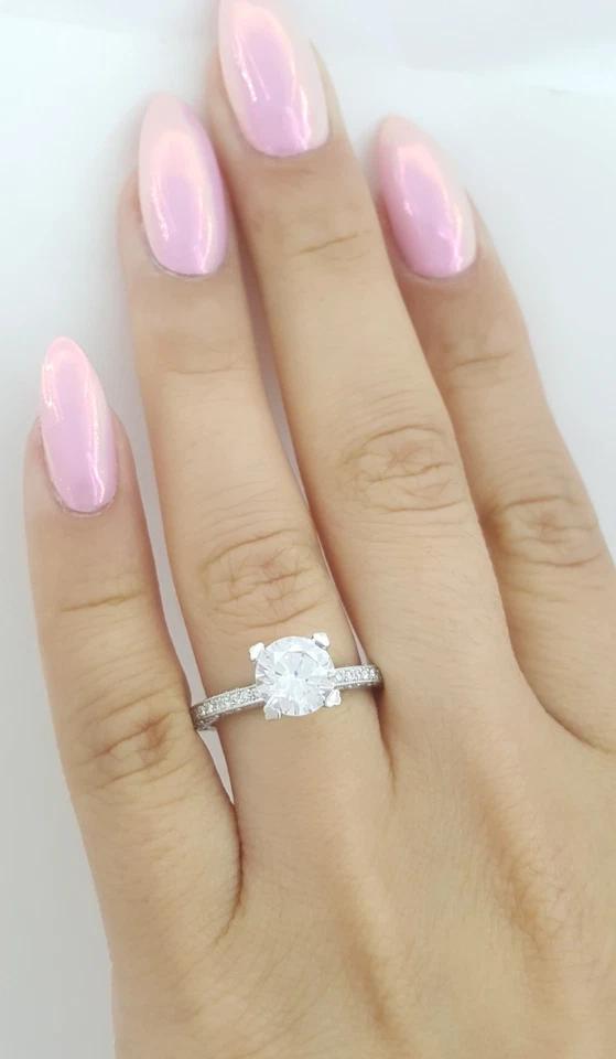 Tacori Platinum Semi-Mount Diamond Solitaire Engagement Ring 0.5 ct Rtl $5,600