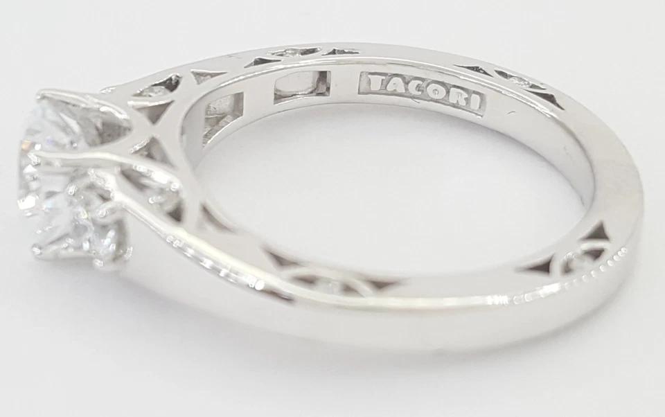 Tacori Neotare Three-Stone Round Semi-Mount 0.33 ct Engagement Ring $6,790