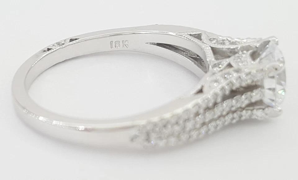 Tacori Semi-Mount Diamond 3 Row Engagement Ring 0.35 ct 18k Rtl $3,500