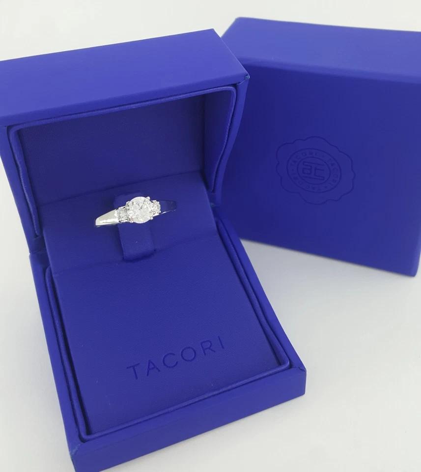 Tacori Neotare Three-Stone Round Semi-Mount 0.33 ct Engagement Ring $6,790